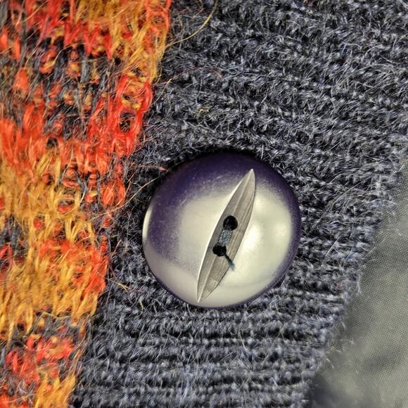 Vintage White Stag Autumn-Tone Lined Sweater Shacket Jacket size Medium - Picture 10 of 15